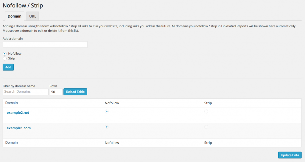 LinkPatrol nofollow strip